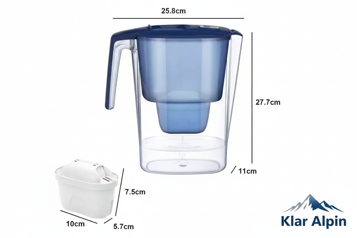 Wasserfilterkrug 3,6L - inkl. 1x Kartusche